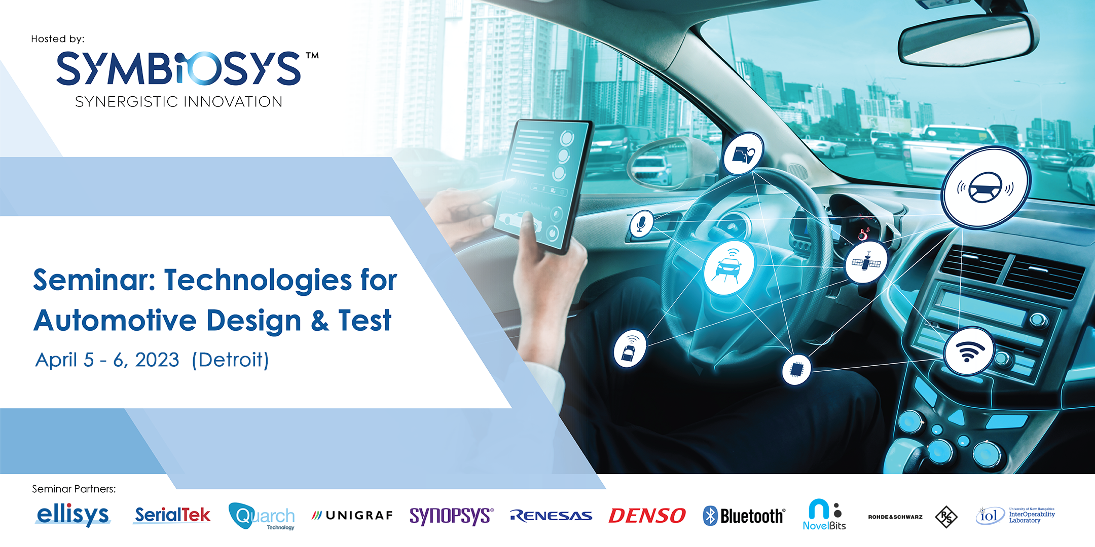 Technologies for Automotive Design & Test - In-person Seminar - Hosted by Symbiosys Alliance